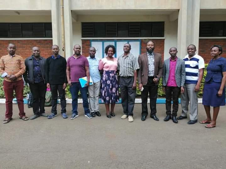 Group photo with client after training on HR management and related Governance issues in Kitui County of Kenya.