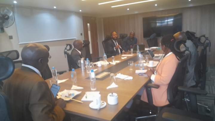 Meeting with Client on Organizational Restructuring at the Envag Boardroom in Nairobi.