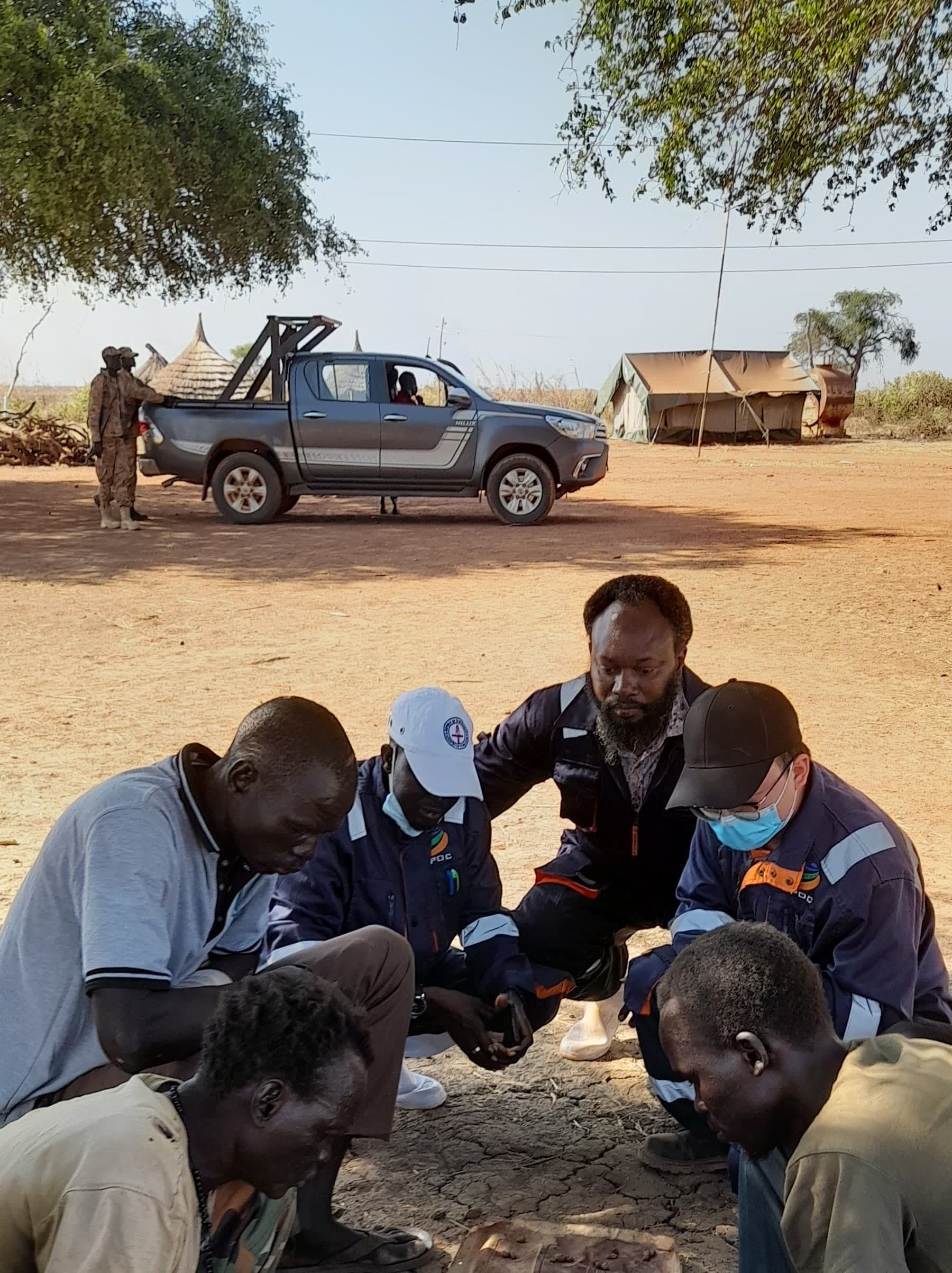 Security Gathering in villages and bonding with locals as Security information is being gathered in Unity States of South Sudan.