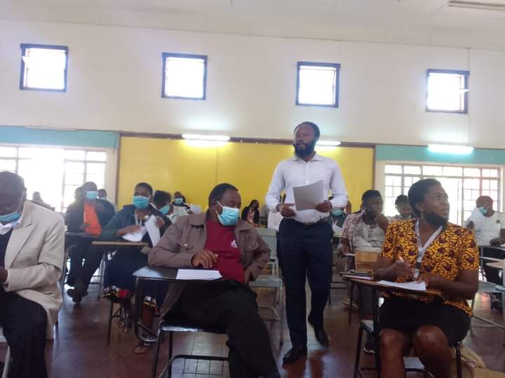 Training with client on Gender Mainstreaming Elements at Nairobi Railways Training Institute in Kenya.