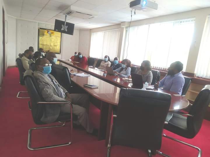 Consultant team versus the client looking at the previous strategic plan and underscoring areas that need improvement during the mid-term evaluation.